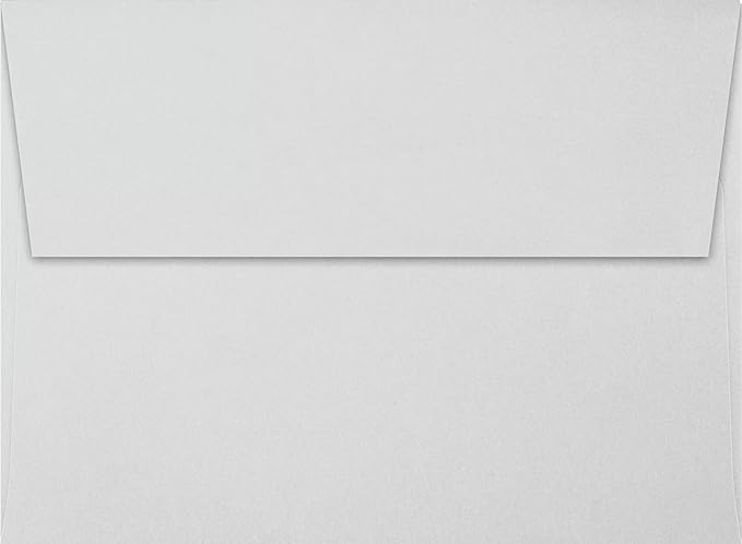 LUXPaper A7 Invitation Envelopes | Peel & Press | 5 1/4" x 7 1/4" | Gray | - Image 2