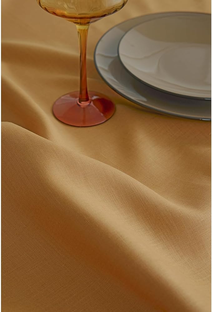 Solino Home Linen Tablecloth for Rectangle Tables 60 x 90 Inch - Image 5