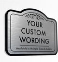 Custom Decorative Outdoor Metal Signs, Personalized Aluminum, Waterproof Made by SpeedyOrders