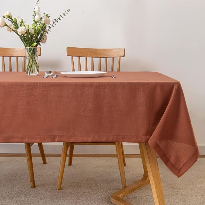 maxmill Lux Faux Linen Tablecloth - Image 2