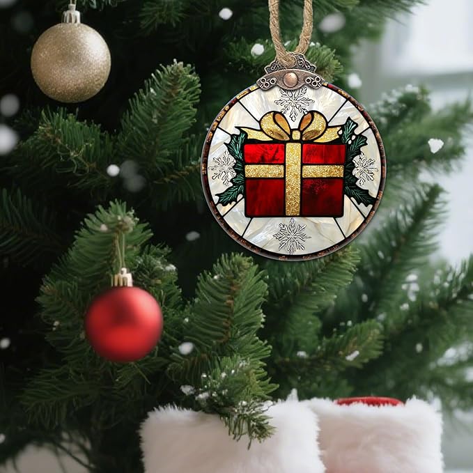 Stained Glass Christmas Decorations - Image 2