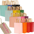 qiqee 100Pcs Medium Size Paper Gift Bags by Qiqee