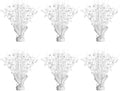 6 Pack Star Table Centerpieces for Party, Birthday Table Decorations for Kids by Unknown
