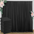 40 ft x 10 ft Wrinkle Free Black Backdrop Curtain by Outpain
