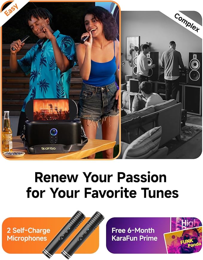 Ikarao Karaoke Machine for Adults, - Image 6