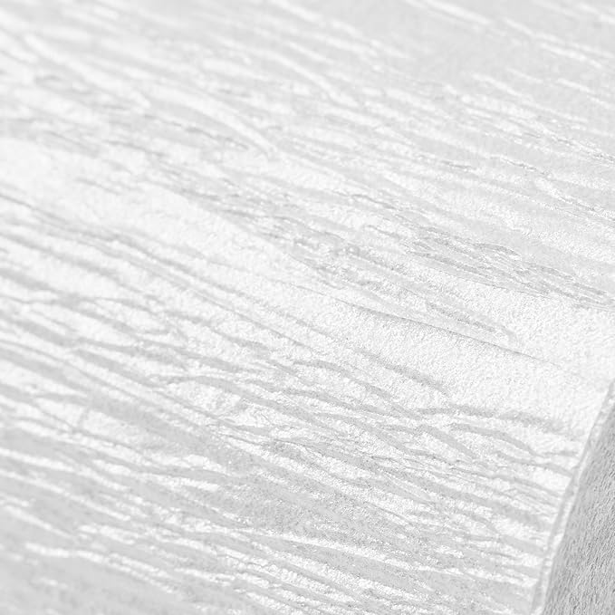 PartyWoo White Crepe Paper Streamers 4pcs 328ft Pack of Pearl White Crepe Paper - Image 2