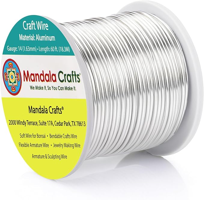 Mandala Crafts 14 Gauge Anodized Aluminum Craft Wire by MandalaCrafts