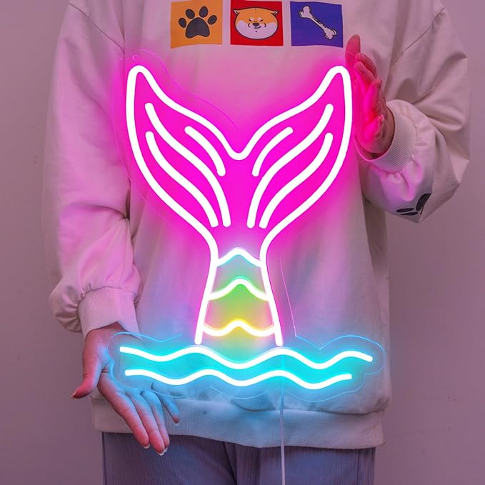Mermaid Tail Neon Sign Dimmable Mermaid Neon Signs - Image 6