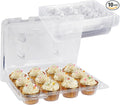 Cupcake Carriers for 12 Cupcakes, Premium Crystal-Clear Cupcake Boxes by Unknown
