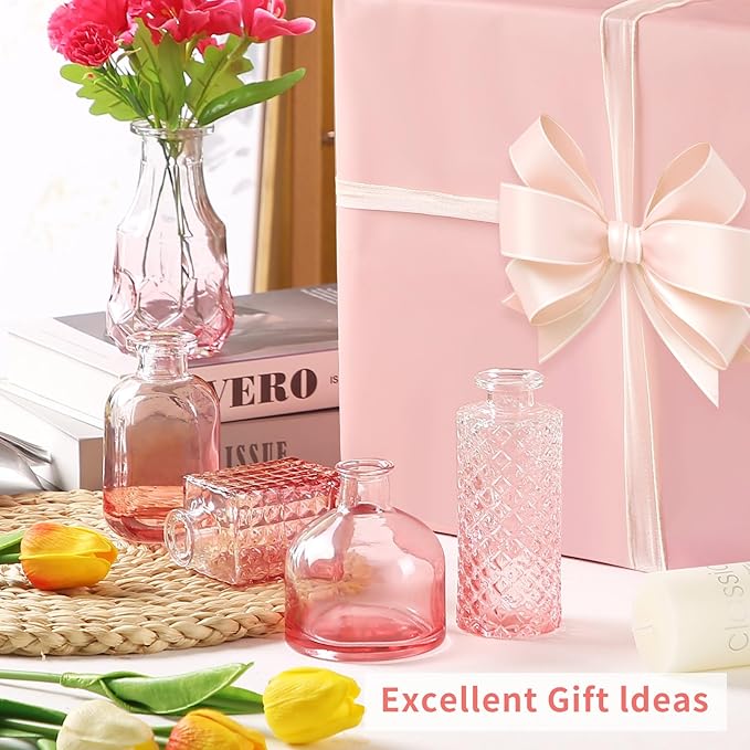 Glass Bud Vases in Bulk Set of 30 Pcs, Small Glass Vases - Image 2