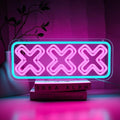 XXX Neon Sign for Wall Decor, Adults Only Led Signs for Room, USB Dimmable by PMCVYH