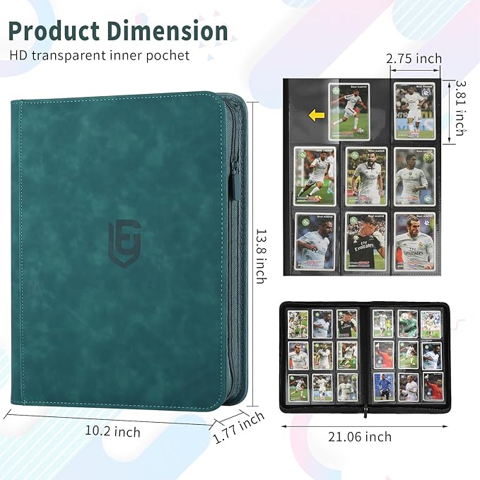 9 Pocket Card Binder, 540 Pocket Trading Card Binders, Loading Pocket - Image 3