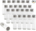 Darware Party Favor Matches Jars: Empty Glass Vials by Darware