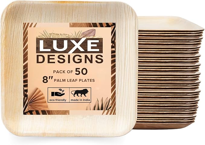 Luxe Designs Palm Leaf Plate by LuxeDesigns