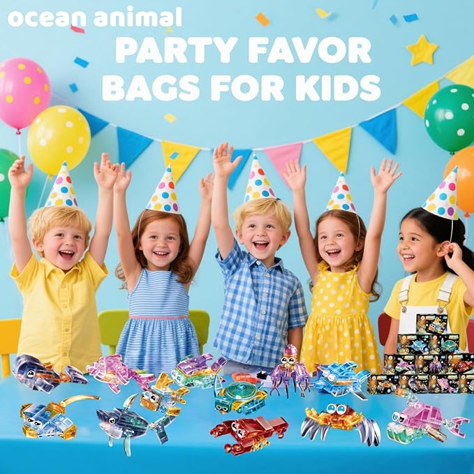 12 Pack Crystal Ocean Animal Party Favors - Image 3