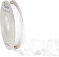 Ribbli White Organza Ribbon, 1/2 Inches x Continuous 50 Yard, Cookie Wrapping by Ribbli