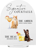 Pet Signature Drink Wedding Signs by Elation+Factory+Co.