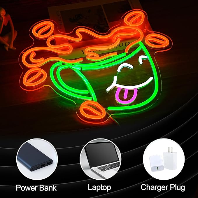 Coffee Neon Sign LED Cafe Light up Sign - Image 3