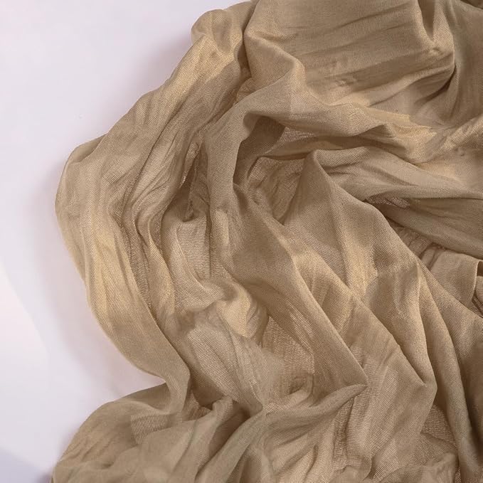 Nude Cheesecloth Table Runner 10 Pack Fall Table Runners Boho Gauze 120 Inches - Image 4