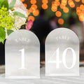JOYIT Frosted Arch Wedding Table Numbers 1-40 by JOYIT