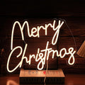 Merry Christmas Neon Sign USB Powered Merry Christmas Neon Light Sign by LISIGNVE