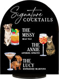 Pet Signature Drink Wedding Signs by Elation+Factory+Co.