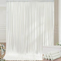 40×14ft Wrinkle Free Ivory Backdrop Curtain, Soft Silky Easy to Drape Cream by ENJOYYOURPARTY