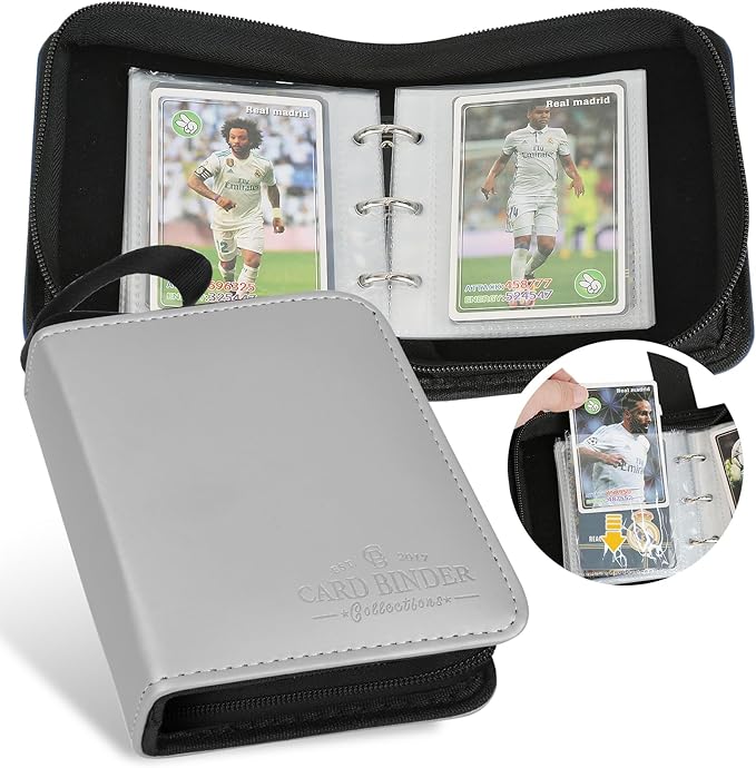 Trading Card Binder, Card Collection Binder Album Folder by Foalgo