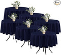 Fitable 6 Pack Navy Round Table Clothes by Fitable