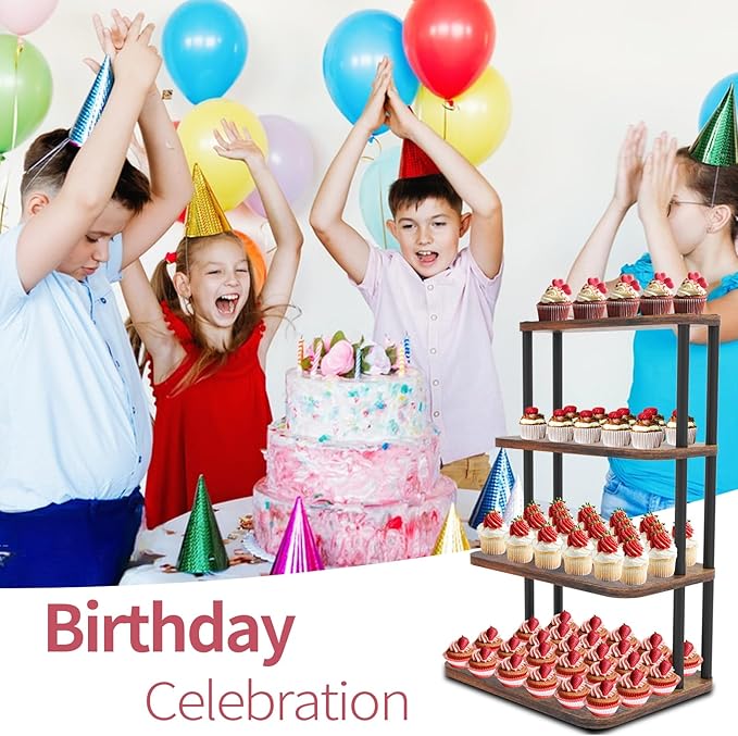 Cupcake Stand, 4 Tier Cupcake Stand - Image 5