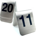 10 Pcs Metal Place Cards Stackable Tent Style Table Numbers，Place Card Holders by TRUEWON