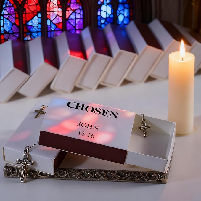 60pcs Blank Match Boxes, 2.25x1.42x0.59in Bulk Christian Bible Matchboxes DIY - Image 6