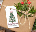 50pcs Custom Merry Christmas Gift Tags Personalized by Wtuye