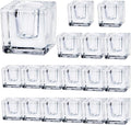 Glass Candlestick Holders Bulk for Taper Candles, Church and Wedding by JONERAY