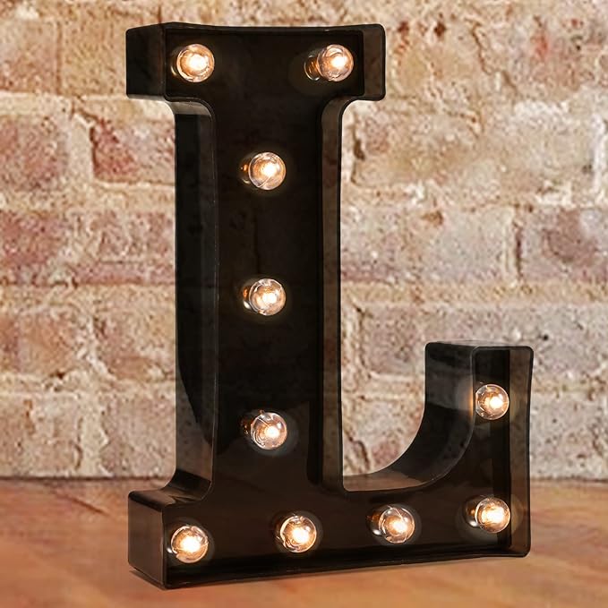 Pooqla Decorative LED Illuminated Letter Marquee Sign by Pooqla
