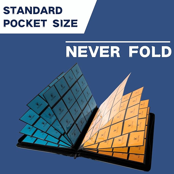 1600+ Pockets Trading Card Binder, 16-Pocket Card Ablum Compatible - Image 7