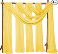 4 Panels Wedding Arch Draping Fabric 28" x 20Ft Curtain Backdrop Wedding Arch by SATULGAU