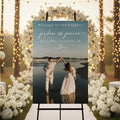 Personalized Wedding Photo Acrylic Welcome Sign – Custom Picture Board by Unknown