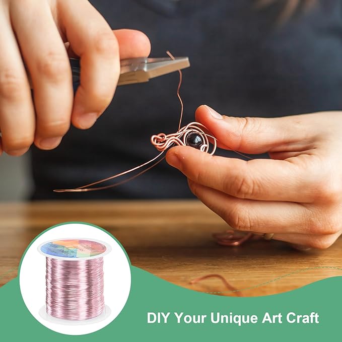 0.3mm Jewelry Wire, 28 Gauge 328FT Craft Wire Copper Beading Wire - Image 4
