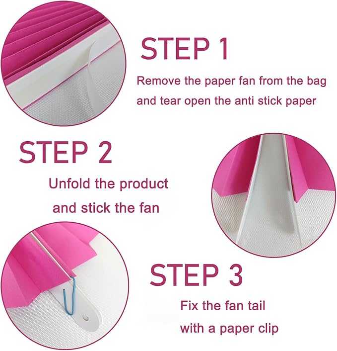 BARTHEW Red Graduation Party Decor, Girls Party Decorations, Party Supplies 8in - Image 3