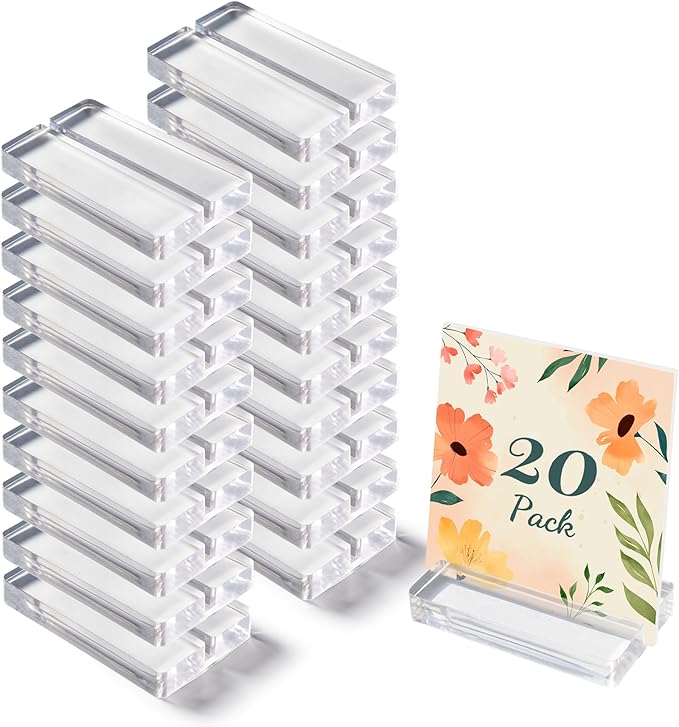 Acrylic Place Card Holders by OUTNEE