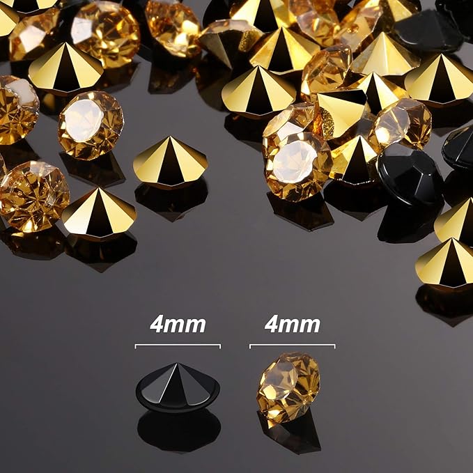 10000 Clear Wedding Table Scatter Confetti Crystals Acrylic Diamonds Rhinestones - Image 2