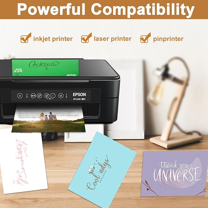 120 Sheets Light Blue Cardstock 8.5 x 11 Craft Paper, 250gsm/92lb Heavyweight - Image 5