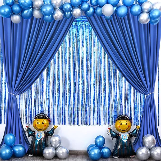 AK TRADING CO. 10 feet Wide x 12 feet Long Polyester Backdrop Drapes Curtains - Image 5