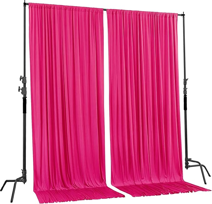 AK TRADING CO. 10 feet Wide x 12 feet Long IFR Polyester Backdrop Drapes - Image 2