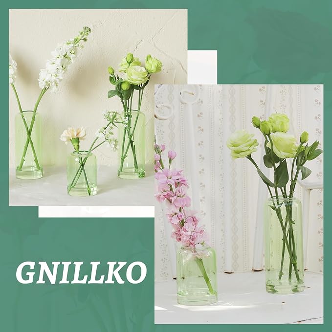 24Pcs Bud Vases Set, Glass Flower Vase - Image 7
