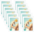 CRUGLA 12 Packs 4x6 Magnetic Picture Frames by CRUGLA