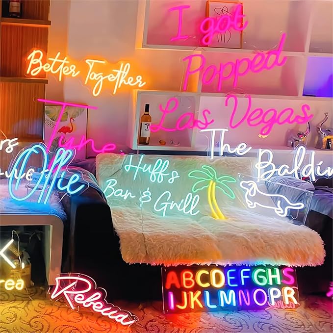 Custom Neon Signs, Large Custom Led Neon Name Sign - Image 5
