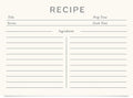 Jot & Mark Recipe Cards 5x7 Inches Blank Double Sided by JotMark