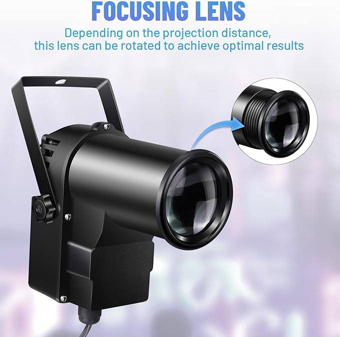Pinspot Light 15W DMX 2 Pack, Czgor RGBW Disco Ball Lights - Image 5